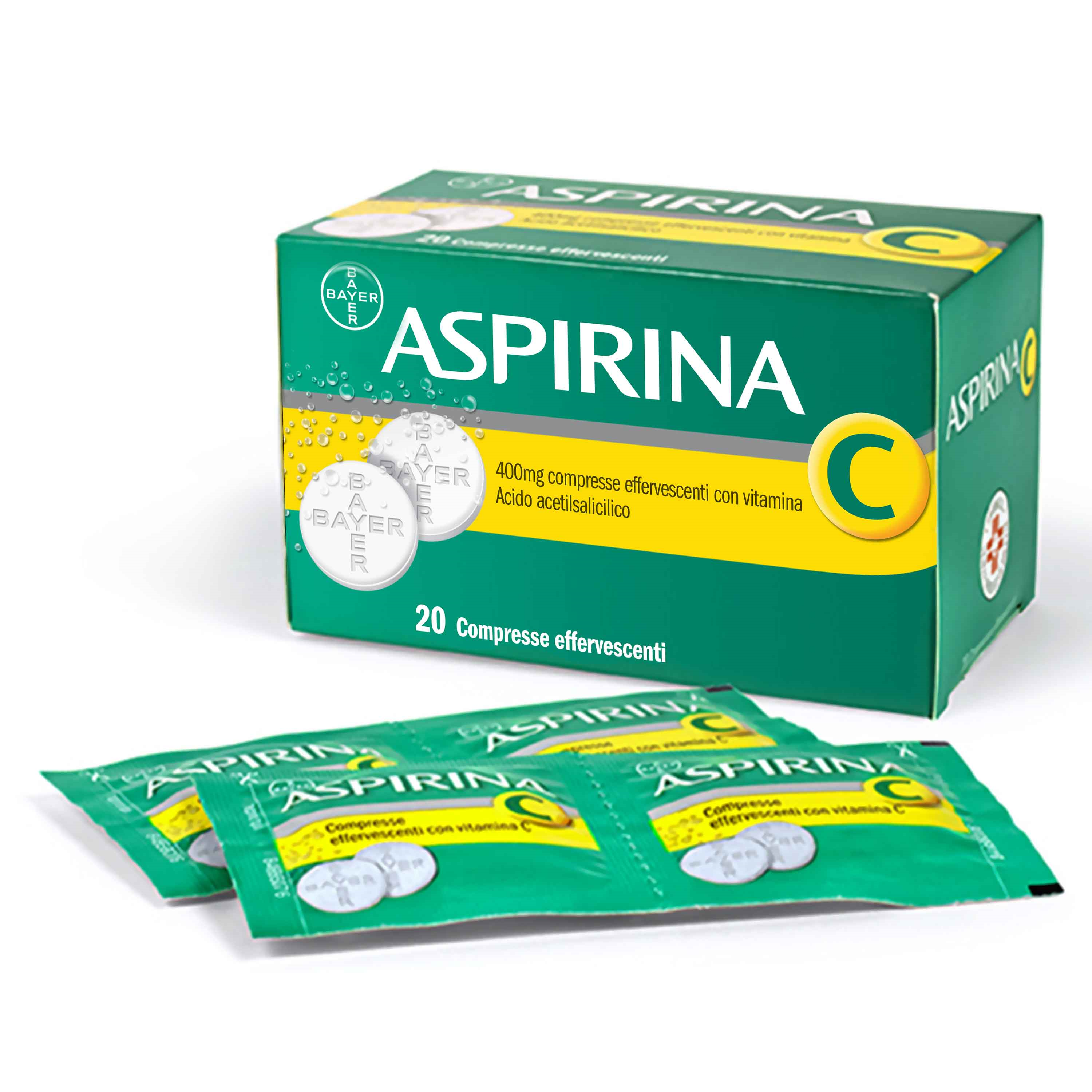 ASPIRINA C*20CPR EFF 400+240MG - Antica Farmacia Celesia