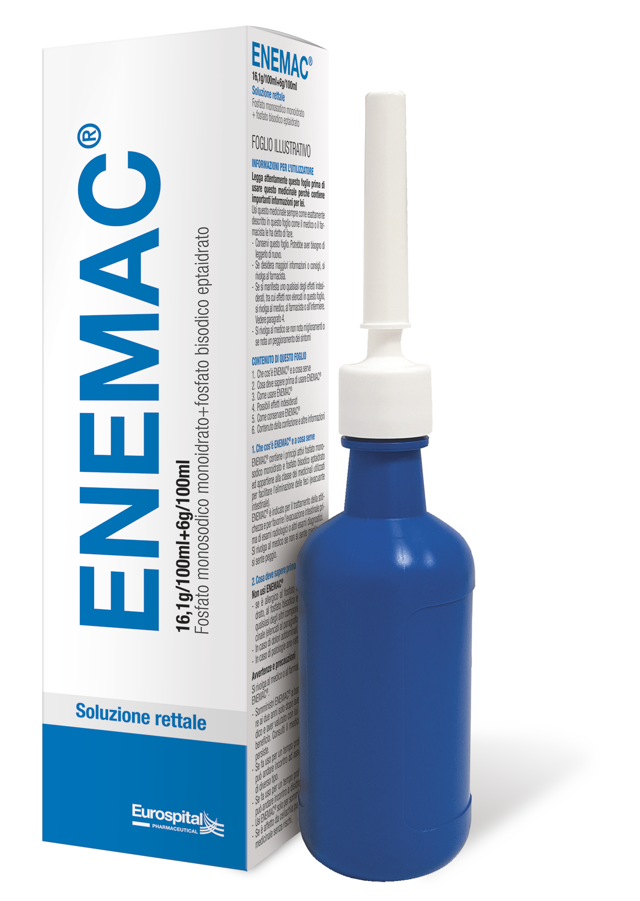 ENEMAC*FL 130ML 16,1+6/100ML - Antica Farmacia Celesia