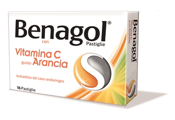 BENAGOL VIT C*16PAST ARANCIA - Antica Farmacia Celesia