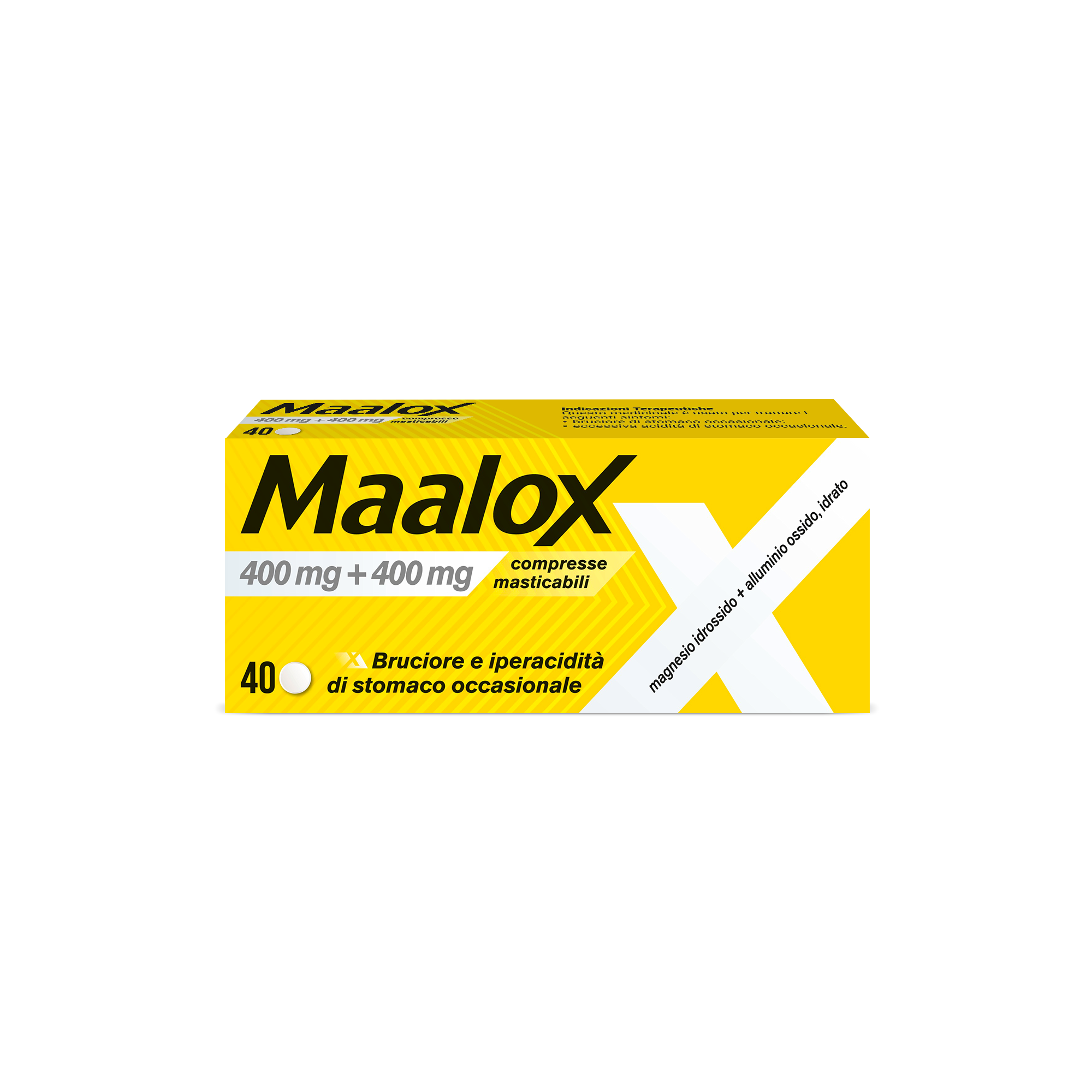 MAALOX*40CPR MAST 400MG+400MG - Antica Farmacia Celesia