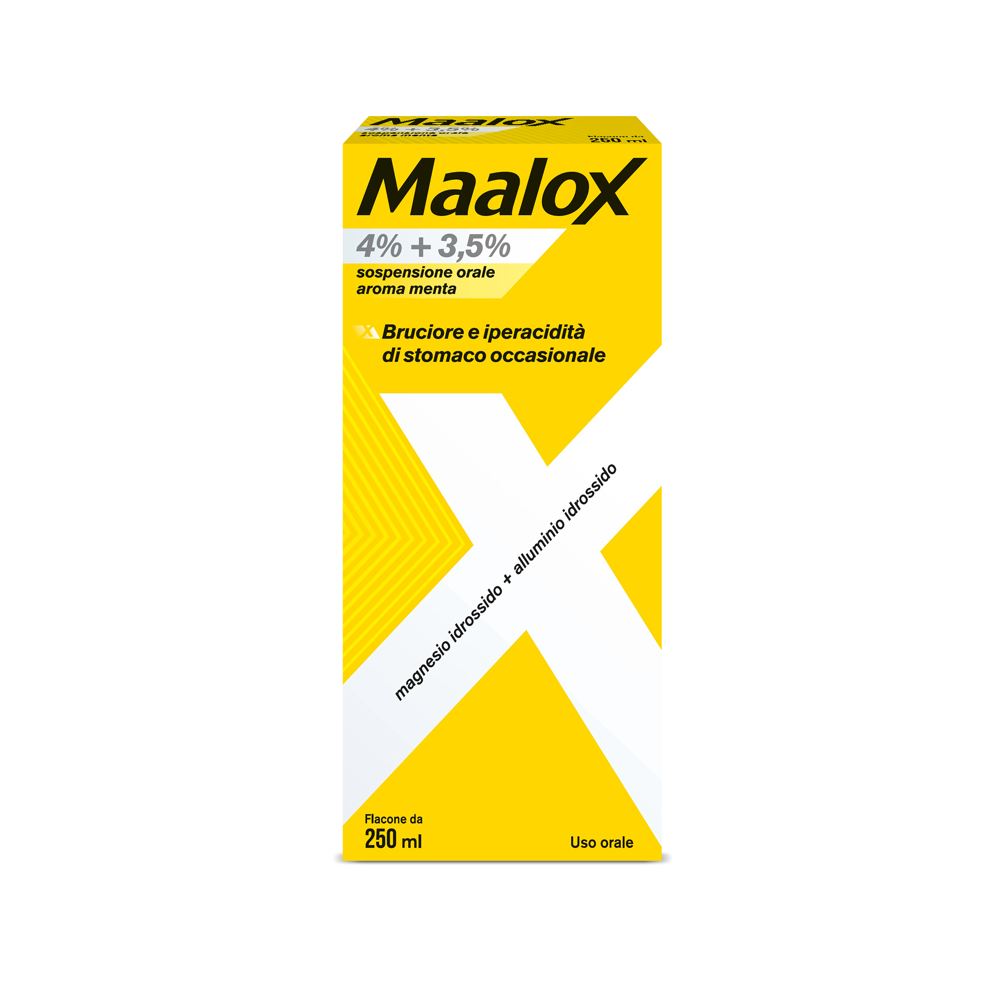 MAALOX*OS SOSP 250ML 4+3,5% ME - Antica Farmacia Celesia