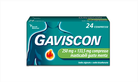 GAVISCON*24CPR MENT250+133,5MG - Antica Farmacia Celesia