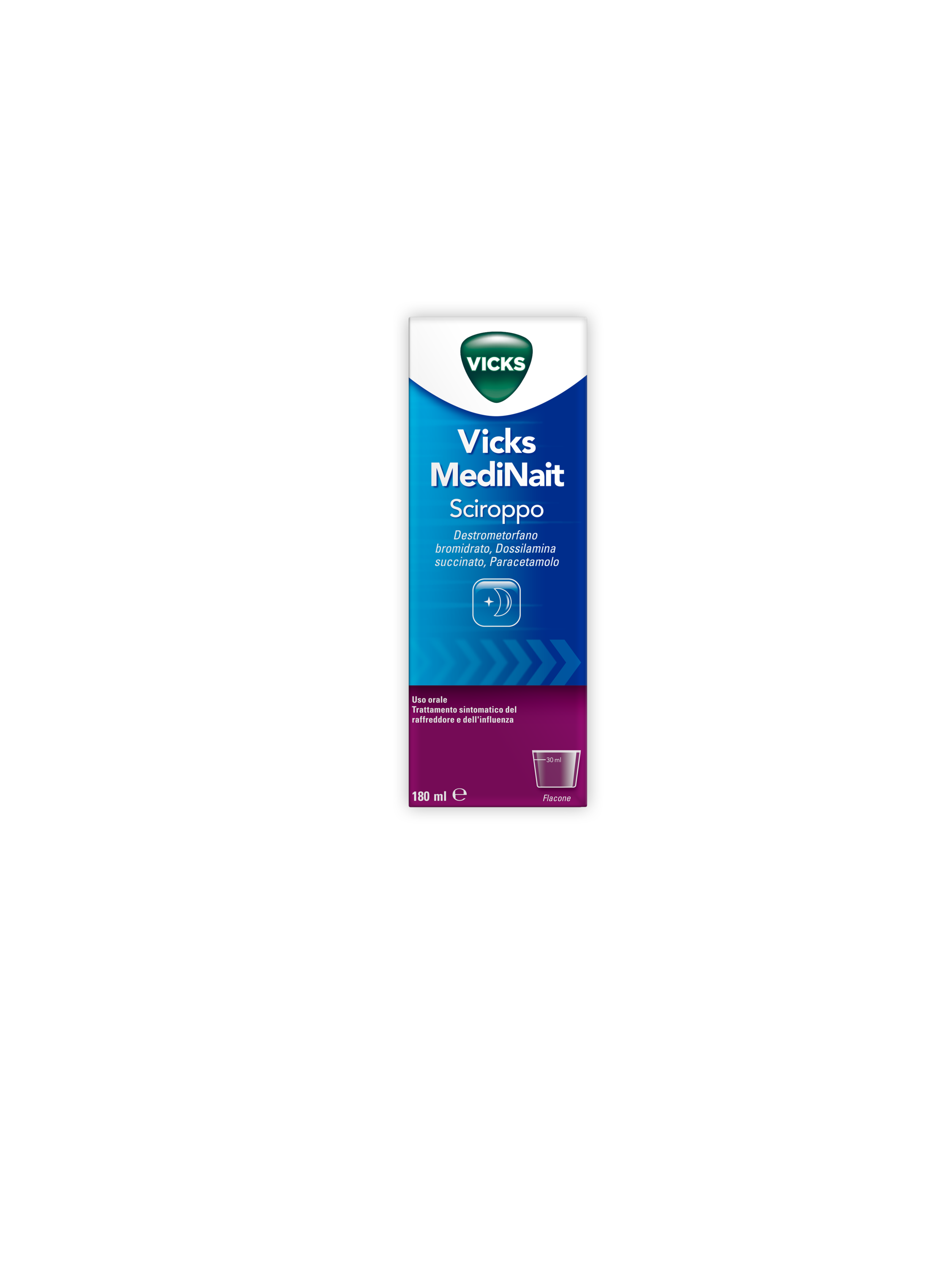 VICKS MEDINAIT*SCIR 180ML - Antica Farmacia Celesia