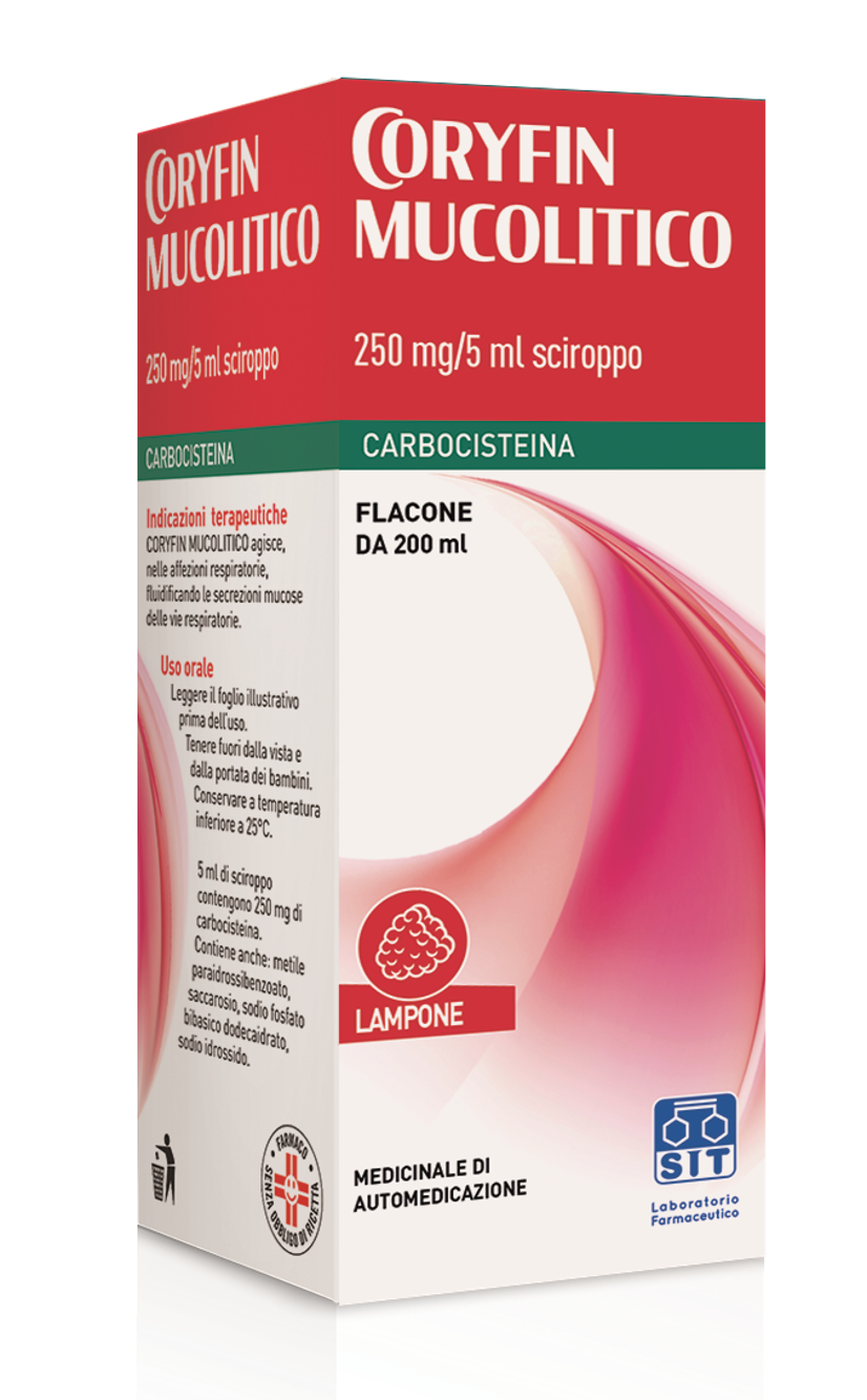 CORYFIN MUCOLITICO*SCIR 200ML - Antica Farmacia Celesia