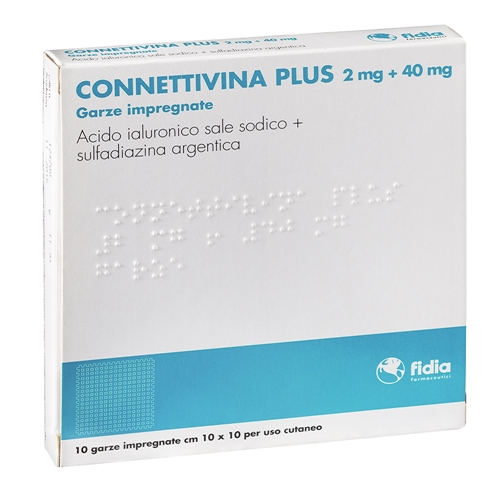 CONNETTIVINA PLUS*10GARZE10x10 - Antica Farmacia Celesia