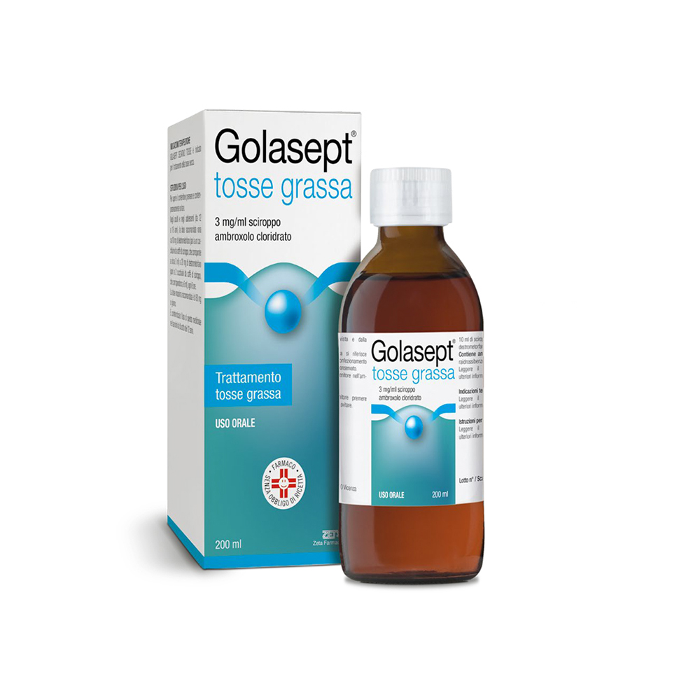 GOLASEPT TOSSE GRASSA*SCIR 200 - Antica Farmacia Celesia