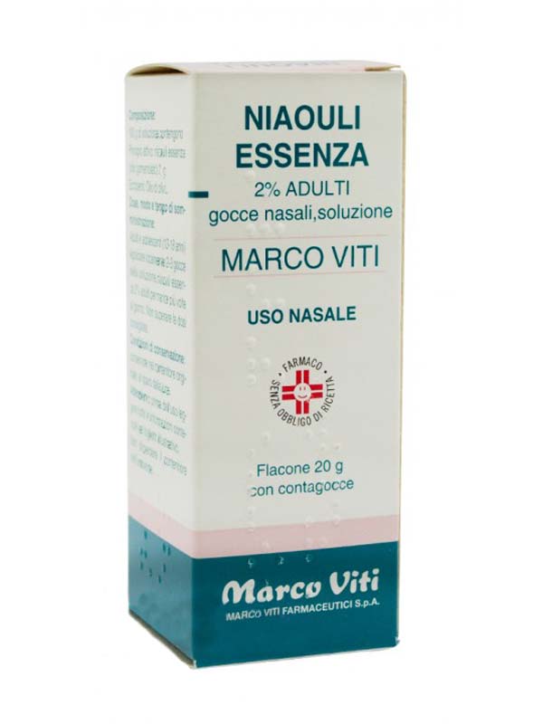 NIAOULI ESSENZA MV*2% GTT 20G - Antica Farmacia Celesia