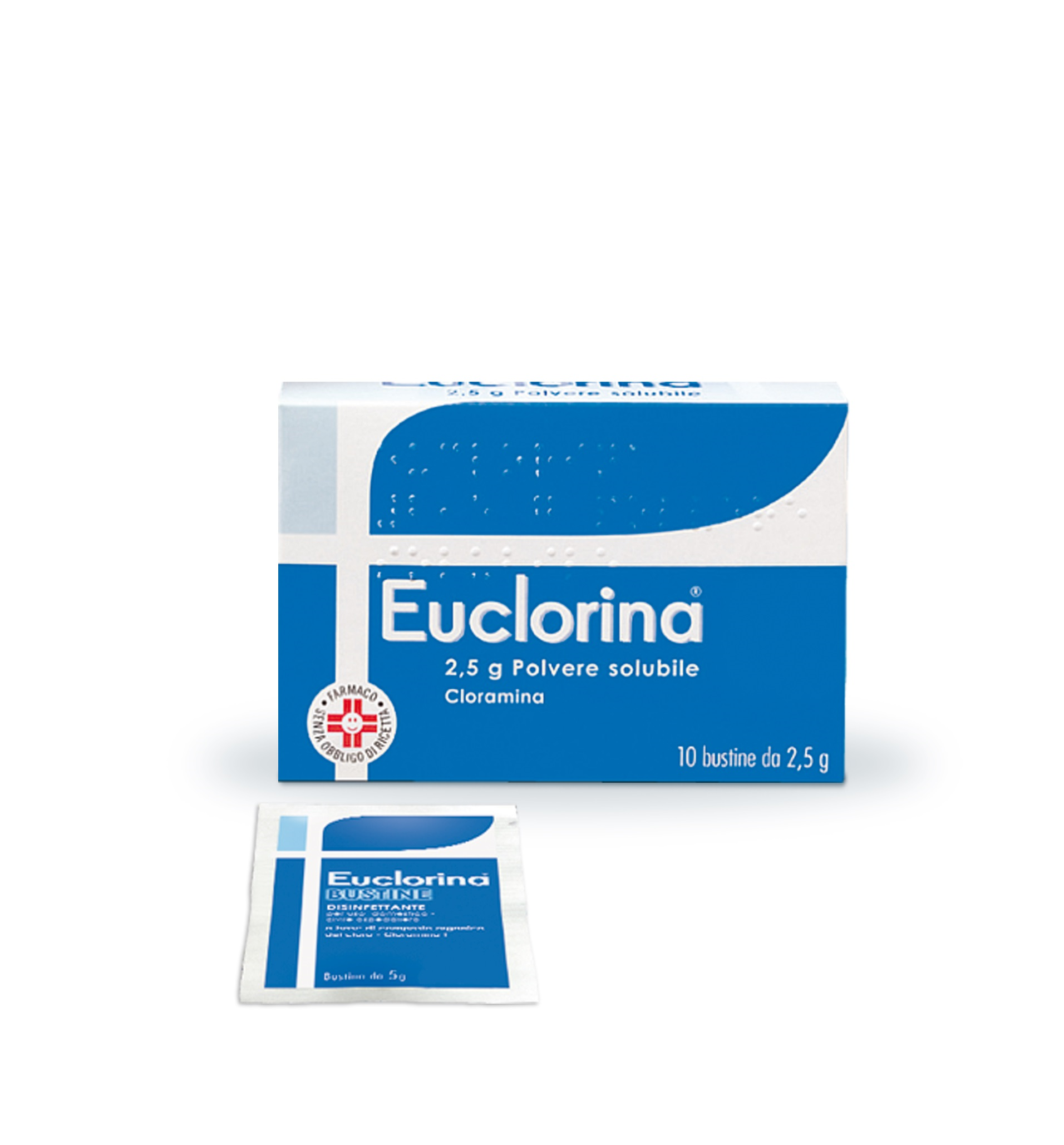 EUCLORINA*POLV SOL 10BUST 2,5G - Antica Farmacia Celesia