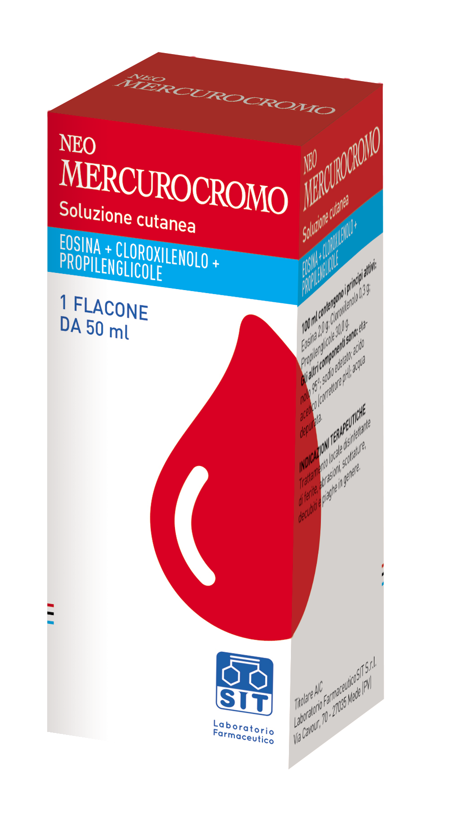 NEOMERCUROCROMO*SOLUZ FL 50ML - Antica Farmacia Celesia