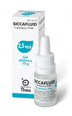 SICCAFLUID*GEL OFT 10G 2,5MG/G - Antica Farmacia Celesia