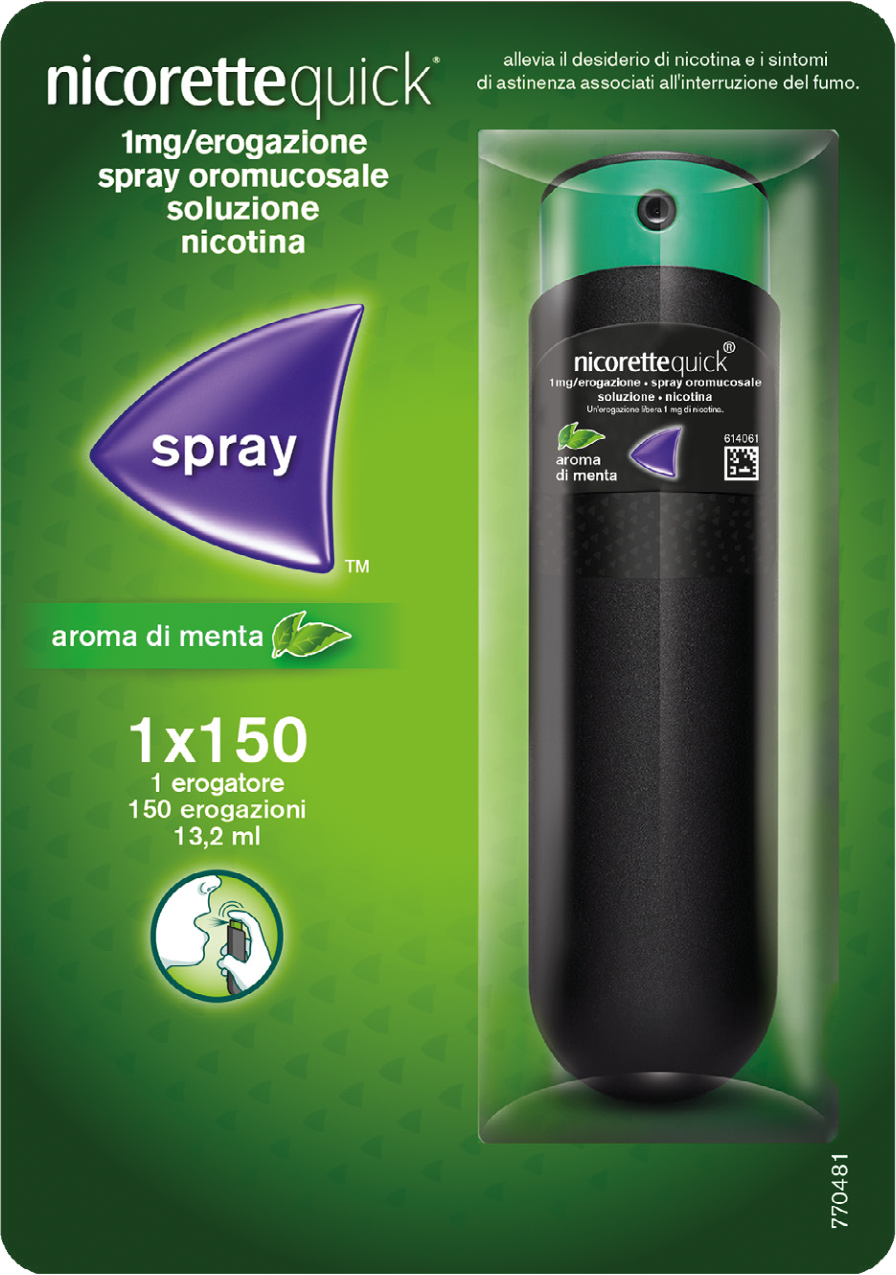 NICORETTEQUICK*SPRAY 1FL 150D - Antica Farmacia Celesia