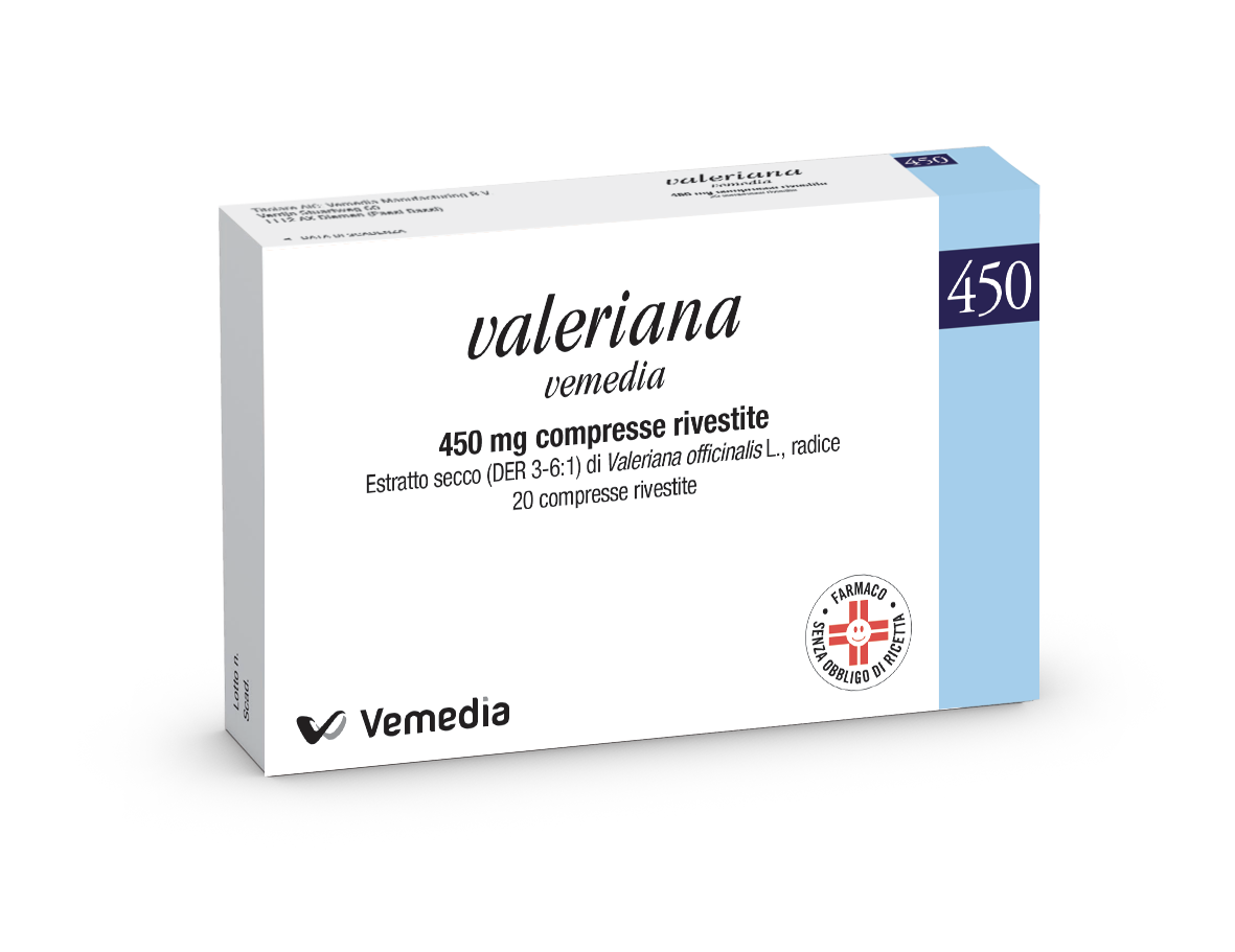 VALERIANA VEMEDIA*20CPR RIV450 - Antica Farmacia Celesia