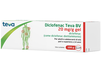 DICLOFENAC TEVA*GEL100G 20MG/G - Antica Farmacia Celesia