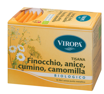 VIROPA FINOCCHIO/CUMINO/ANICE/CAMOMILLA BIO 15 BUSTINE - Antica Farmacia Celesia