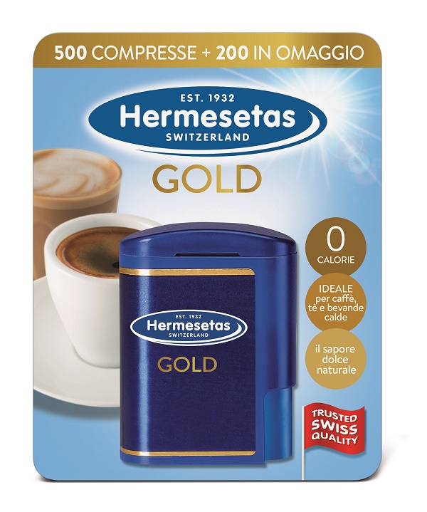 HERMESETAS GOLD 500+200 COMPRESSE 35 G - Antica Farmacia Celesia