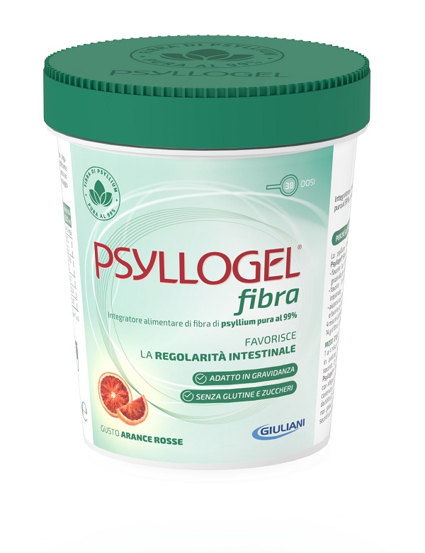 PSYLLOGEL FIBRA ARANCE ROSSE VASO 170 G - Antica Farmacia Celesia