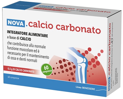 CALCIO CARBONATO 60 COMPRESSE DA 0,6 G - Antica Farmacia Celesia