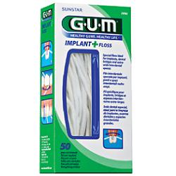 GUM IMPLANT + FLOSS FILO INTERDENTALE 50 PEZZI - Antica Farmacia Celesia