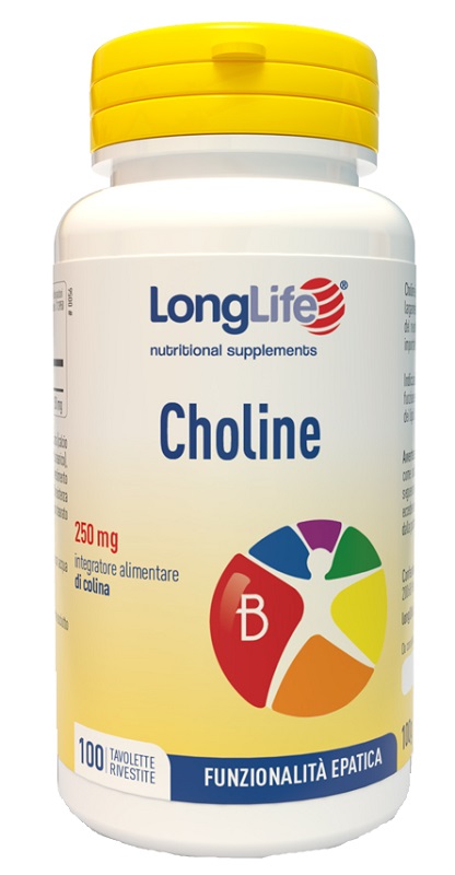 LONGLIFE CHOLINE 100 TAVOLETTE RIVESTITE - Antica Farmacia Celesia