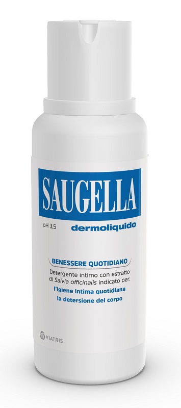 SAUGELLA DERMOLIQUIDO PH 3,5 DETERGENTE INTIMO BENESSERE QUOTIDIANO 750 ML - Antica Farmacia Celesia