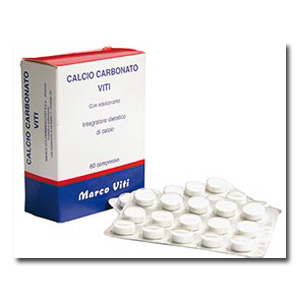 CALCIO CARBONATO VITI 60 COMPRESSE - Antica Farmacia Celesia