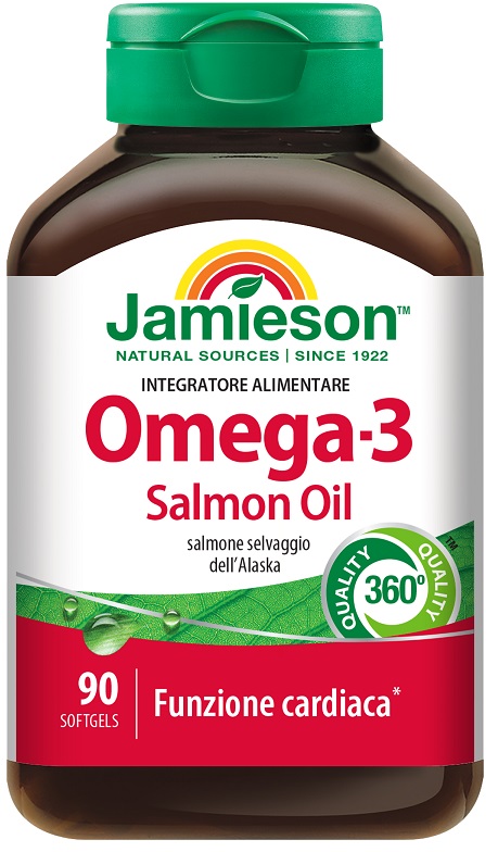 JAMIESON OMEGA 3 SALMON OIL 90 PERLE - Antica Farmacia Celesia