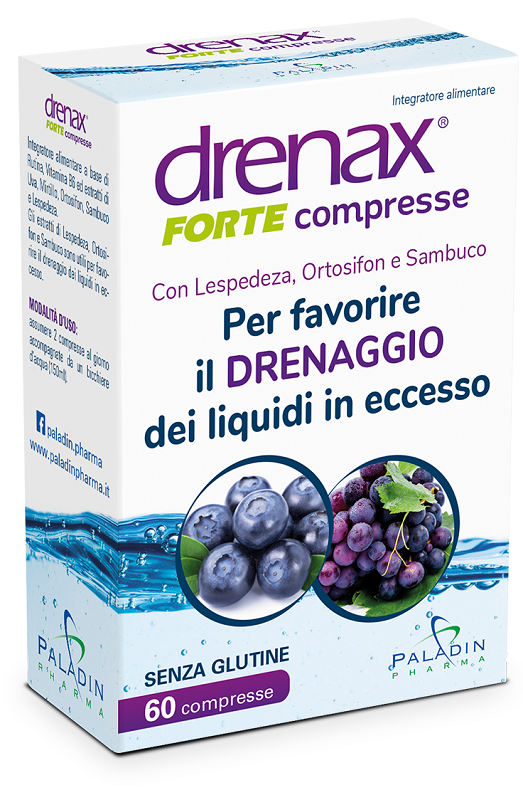 DRENAX FORTE MIRTILLO 60 COMPRESSE - Antica Farmacia Celesia