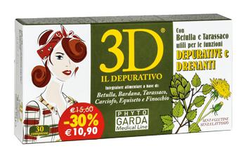3D IL DEPURATIVO 30 COMPRESSE - Antica Farmacia Celesia