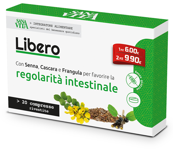SANAVITA LIBERO 20 COMPRESSE - Antica Farmacia Celesia