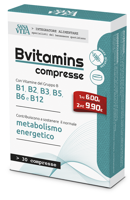 SANAVITA BVITAMINS 30 COMPRESSE - Antica Farmacia Celesia