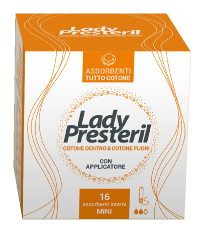 LADY PRESTERIL ASSORBENTI INTERNI MINI 16 PEZZI - Antica Farmacia Celesia