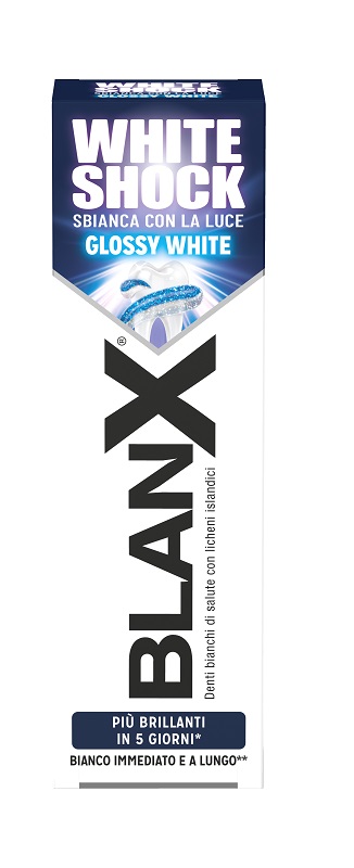 BLANX WHITE SHOCK SBIANCANTE DENTI 75 ML - Antica Farmacia Celesia