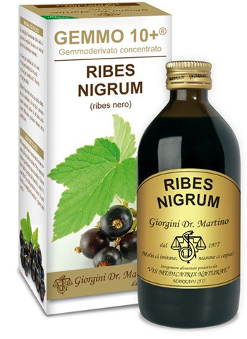 GEMMO 10+ RIBES NERO 200 ML LIQUIDO ANALCOLICO - Antica Farmacia Celesia