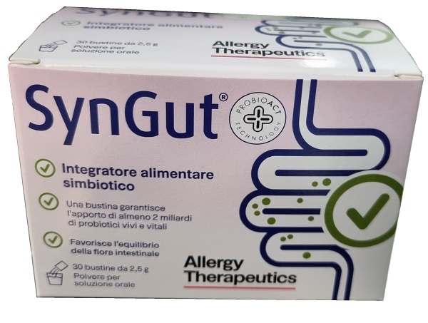 SYNGUT 30 BUSTINE DI LIOFILIZZATO DA 2,5 G IN ASTUCCIO 75 G - Antica Farmacia Celesia