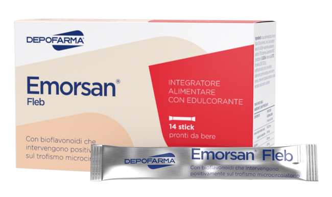 EMORSAN FLEB 14 STICK PACK DA 15 ML - Antica Farmacia Celesia