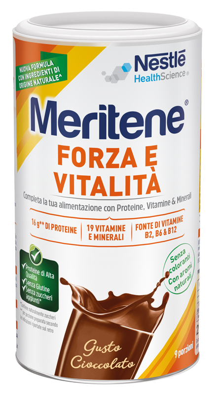 MERITENE FORZA E VITALITA' CIOCCOLATO 270 G - Antica Farmacia Celesia