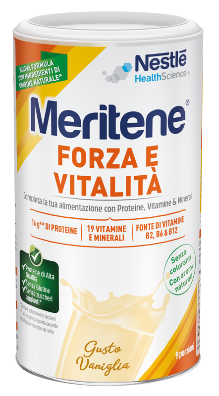 MERITENE FORZA E VITALITA' VANIGLIA 270 G - Antica Farmacia Celesia