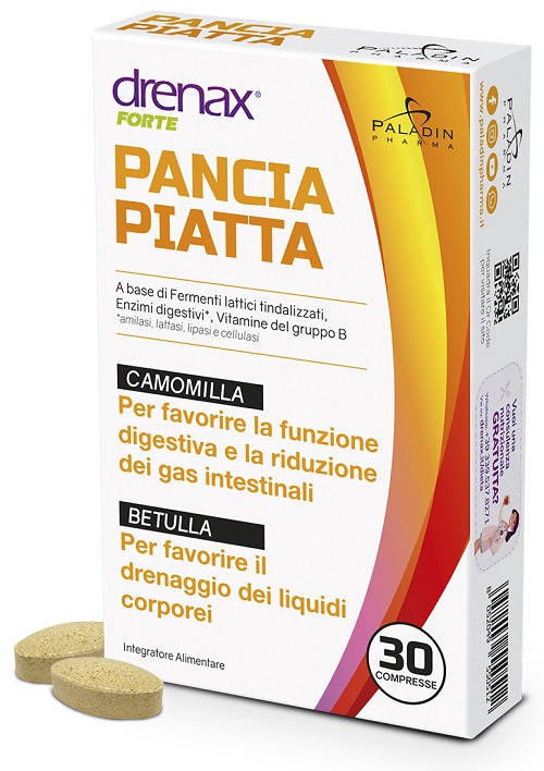 DRENAX FORTE PANCIA PIATTA 30 COMPRESSE - Antica Farmacia Celesia