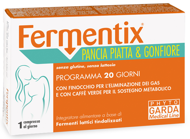 FERMENTIX PANCIA PIATTA E GONFIORE 20 COMPRESSE - Antica Farmacia Celesia