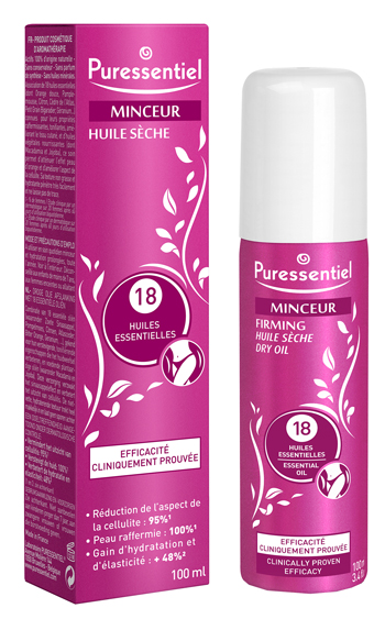 PURESSENTIEL SNELLENTE OLIO SECCO ANTICELLULITE AI 18 OLI ESSENZIALI 100 ML - Antica Farmacia Celesia