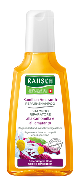 RAUSCH SHAMPOO RIPARATORE ALLA CAMOMILLA E ALL'AMARANTO 40 ML - Antica Farmacia Celesia