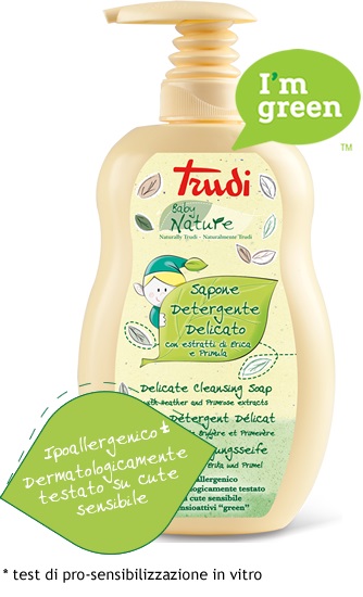 TRUDI BABY NATURE SAPONE DETERGENTE DELICATO 400 ML - Antica Farmacia Celesia