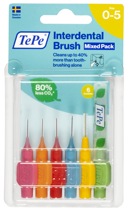 TEPE SCOVOLINI MISTI ROSA/VERDE 6 PEZZI - Antica Farmacia Celesia