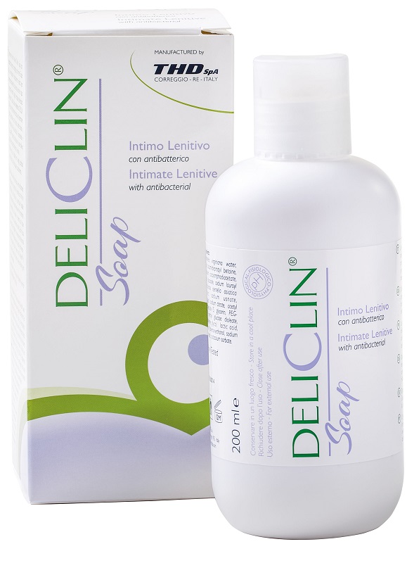 DELICLIN SOAP DETERGENTE INTIMO LENITIVO CON ANTIBATTERICO 200 ML - Antica Farmacia Celesia