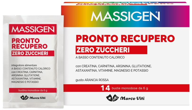MASSIGEN PRONTO RECUPERO ZERO ZUCCHERI 14 BUSTINE - Antica Farmacia Celesia