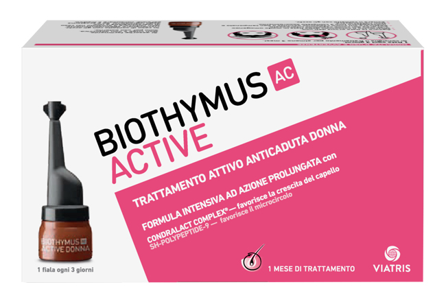 BIOTHYMUS AC ACTIVE TRATTAMENTO ATTIVO ANTICADUTA DONNA 10 FIALE - Antica Farmacia Celesia
