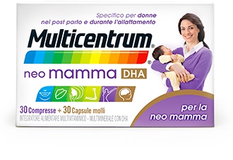 MULTICENTRUM NEO MAMMA DHA 30 COMPRESSE + 30 CAPSULE MOLLI - Antica Farmacia Celesia