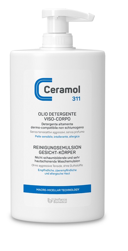 CERAMOL 311 OLIO DETERGENTE VISO/CORPO 400 ML - Antica Farmacia Celesia