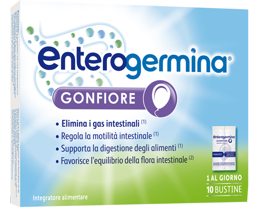 ENTEROGERMINA GONFIORE 10 BUSTINE BIPARTITE - Antica Farmacia Celesia