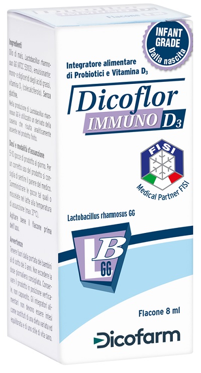 DICOFLOR IMMUNO D3 8 ML FLACONE - Antica Farmacia Celesia